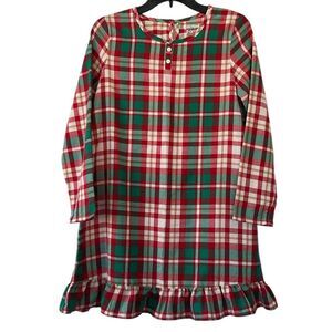 Jammies For Your Families Kohls Joyful Celebration Flannel Nightgown Large NWOT